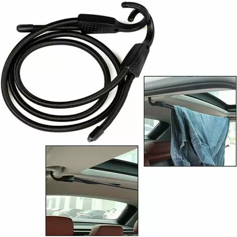 LangRay Tendeur Crochet En Acier Ouverture Extra Large, Elastiques Tendeur Bagage Avec Mousqueton, Noir 1 LangRay Tendeur Crochet En Acier Ouverture Extra Large, Elastiques Tendeur Bagage Avec Mousqueton, Noir