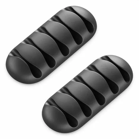 TRIOMPHE 2x Supports De Câbles Clips De Câbles Chacun Pour 5 Câbles Gestion Des Câbles Organisateur Pour La Maison Bureau Bande Adhésive Robuste Noir,T-Audace 1 TRIOMPHE 2x Supports De Câbles Clips De Câbles Chacun Pour 5 Câbles Gestion Des Câbles Organisateur Pour La Maison Bureau Bande Adhésive Robuste Noir,T-Audace