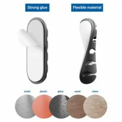 TRIOMPHE 2x Supports De Câbles Clips De Câbles Chacun Pour 5 Câbles Gestion Des Câbles Organisateur Pour La Maison Bureau Bande Adhésive Robuste Noir,T-Audace 7 TRIOMPHE 2x Supports De Câbles Clips De Câbles Chacun Pour 5 Câbles Gestion Des Câbles Organisateur Pour La Maison Bureau Bande Adhésive Robuste Noir,T-Audace -Treuil, cric, palan et accessoires Soldes Boutique 59919851 3