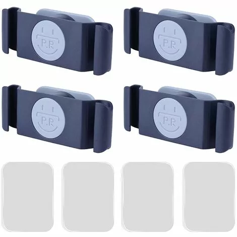 TRIOMPHE 4 Pcs Clips Cable Organisateur, Rotatif Rangement Organisateur Cable Bureau, Adhésif Support De Câble Clips De Câble Pour Grille-pain Mixeur Friteuse à Air (Bleu)T-Audace 1 TRIOMPHE 4 Pcs Clips Cable Organisateur, Rotatif Rangement Organisateur Cable Bureau, Adhésif Support De Câble Clips De Câble Pour Grille-pain Mixeur Friteuse à Air (Bleu)T-Audace