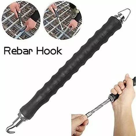 AOUGO Outil De Reliure De Barres D'armature Semi-automatique Pour Chantier De Construction Avec Crochet Rétractable Pour Lier Les Barres D'armature Et Le Treillis Métallique 5 AOUGO Outil De Reliure De Barres D'armature Semi-automatique Pour Chantier De Construction Avec Crochet Rétractable Pour Lier Les Barres D'armature Et Le Treillis Métallique – Image 5