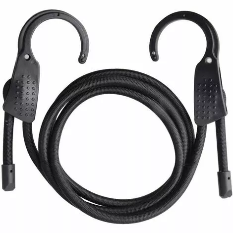 MINKUROW Tendeur Crochet En Acier Ouverture Extra Large, Elastiques Tendeur Bagage Avec Mousqueton, Noir 2 MINKUROW Tendeur Crochet En Acier Ouverture Extra Large, Elastiques Tendeur Bagage Avec Mousqueton, Noir – Image 2