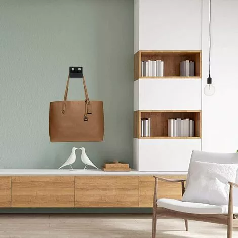 FR-LIFE Crochets En Acier Inoxydable Pour Le Montage Mural De Carreaux De Céramique, 10 Pièces Support Robuste Pour Accrocher Dans La Salle De Bain Et La Cuisine, BR-Vie (noir) 3 FR-LIFE Crochets En Acier Inoxydable Pour Le Montage Mural De Carreaux De Céramique, 10 Pièces Support Robuste Pour Accrocher Dans La Salle De Bain Et La Cuisine, BR-Vie (noir) – Image 3