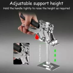 CHANCEY Cric À Main, Outil De Serrage De Vérin Portatif Capacité De 100 Kg Pour Les Sols, Les Fenêtres, Les Armoires, Le CVC, L'installation De Ponts - Échelle De Levage D'outils Auxiliaires,SEMAket -Treuil, cric, palan et accessoires Soldes Boutique 60578549 5