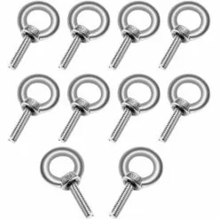 CHANCEY Lot De 10 Boulons à œil M4*10 En Acier Inoxydable 304 - Anneau De Levage - Forme De Bague Filetage Mâle De De Poids Marin Boulons Et Divers équipements De Levage D'ingénierie,SEMAket