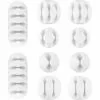 GROOFOO Cable De Bureau Fixe Multifonctionnel 10 PCS, Organisateur De Cables De Données, Clip De Cable De Charge, Clip De Boucle De Collecte-A