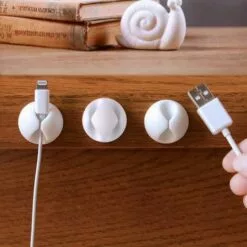 GROOFOO Cable De Bureau Fixe Multifonctionnel 10 PCS, Organisateur De Cables De Données, Clip De Cable De Charge, Clip De Boucle De Collecte-A -Treuil, cric, palan et accessoires Soldes Boutique 60743530 5