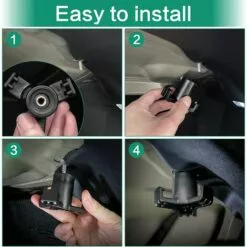 NAXUNNN 2 Pcs Crochet De Coffre De Voiture Crochet De Sac à Provisions De Voiture Crochet De Stockage De Coffre De Voiture Support 20kg Accessoires De Suspension Coffre Pour Tesla Model 3 -Treuil, cric, palan et accessoires Soldes Boutique 60747486 4