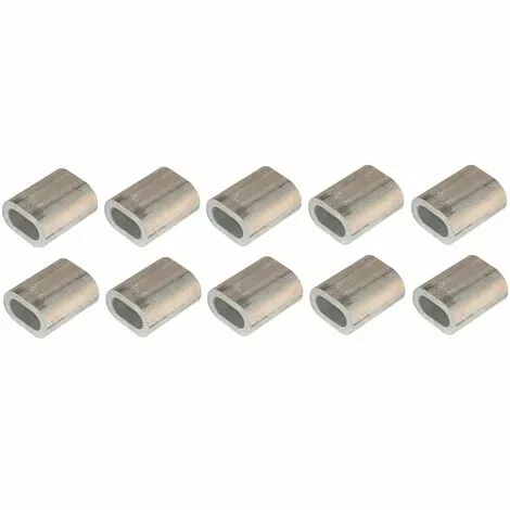 CYCLINGCOLORS 10x Manchon à Sertir 2mm Aluminium Pour Câble Acier Armature Raccord Connecteur Réparation Serre 1 CYCLINGCOLORS 10x Manchon à Sertir 2mm Aluminium Pour Câble Acier Armature Raccord Connecteur Réparation Serre