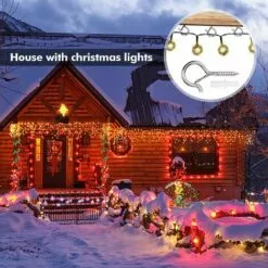 STARLIGHT SL.GT 20pcs Crochet Plafond Charge Lourde Crochet A Visser Pour Suspension De Lumières Murales, D'armoire, De Plafond Avec Boucle De Sécurité -Treuil, cric, palan et accessoires Soldes Boutique 60954701 5