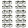 SLBRILLèRE Serre Cable Acier 3mm 12 Pièces Serre Câbles Duplex Pince De Câble Acier Inoxydable 304 D'agrafe De Câble,Câble Poignées Pour 2mm Câble Métalliques Pince À Câble Corde à Linge