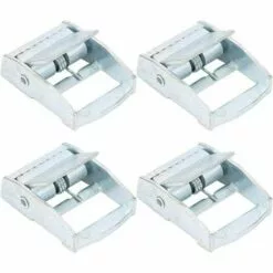 EAUDACè Boucle En Alliage De Zinc, 4 Pièces Boucle En Alliage De Zinc Pour Les Cargaisons D'arrimage Robustes Sangle Tendeur Fixe Boucle à Cliquet(25mm) -Treuil, cric, palan et accessoires Soldes Boutique 61354982 5