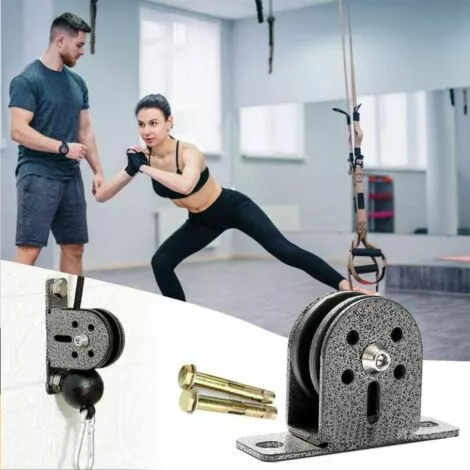 PREMIER Poulie Simple, Poulie Silencieuse, Poulie De Corde De Levage Pivotante En Acier Inoxydable Poulie Silencieuse Poulie De Corde Pivotante Robuste Pour Accessoires D'exercice 3 PREMIER Poulie Simple, Poulie Silencieuse, Poulie De Corde De Levage Pivotante En Acier Inoxydable Poulie Silencieuse Poulie De Corde Pivotante Robuste Pour Accessoires D'exercice – Image 3