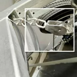 EINEMGELD 2 Pièces Seul Poulies Bloc Rouleau, M32 Poulie Simple En Acier Inoxydable, Poulie Pivotante Pour Corde à Linge, Etendoir, Tendeur, Poids Et Barre De Musculation, Crochet Cord 6 EINEMGELD 2 Pièces Seul Poulies Bloc Rouleau, M32 Poulie Simple En Acier Inoxydable, Poulie Pivotante Pour Corde à Linge, Etendoir, Tendeur, Poids Et Barre De Musculation, Crochet Cord -Treuil, cric, palan et accessoires Soldes Boutique 62317770 3