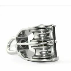 EINEMGELD M15 Poulie Double Pivotante En Acier Inoxydable - 1 Poulie De Levage - Permet De Soulever La Corde De Levage De Bateaux Ou De Yachts, Argent 6 EINEMGELD M15 Poulie Double Pivotante En Acier Inoxydable - 1 Poulie De Levage - Permet De Soulever La Corde De Levage De Bateaux Ou De Yachts, Argent -Treuil, cric, palan et accessoires Soldes Boutique 62318156 3