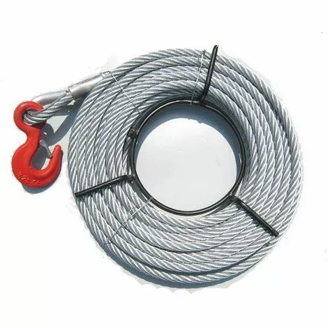 Varan Motors - Hoh800 Tire-fort, Tire-câble Manuel, Treuil De Halage à Levier 800Kg + Câble 20 Mètres ø8.3mm - Gris 2 Varan Motors - Hoh800 Tire-fort, Tire-câble Manuel, Treuil De Halage à Levier 800Kg + Câble 20 Mètres ø8.3mm - Gris – Image 2