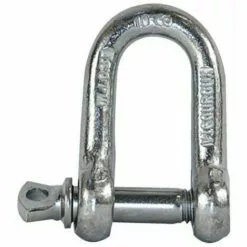 VIGOUROUX Manille Droite Zingue Blanc Cmu 900kg Coeff 5