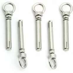 Vis M6x80mm De Boulon à œil à Expansion Avec Anneau De Levage En Acier Inoxydable 5 Pack GrooFoo 5 Vis M6x80mm De Boulon à œil à Expansion Avec Anneau De Levage En Acier Inoxydable 5 Pack GrooFoo -Treuil, cric, palan et accessoires Soldes Boutique 63473568 2