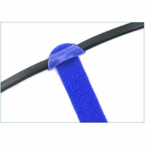 ELLE Ttache Cable, Noir Réglable Réutilisable Serre Cable Auto-agrippant 100 Pièces 150 X 12 Mm(bleu) 4 ELLE Ttache Cable, Noir Réglable Réutilisable Serre Cable Auto-agrippant 100 Pièces 150 X 12 Mm(bleu) – Image 4