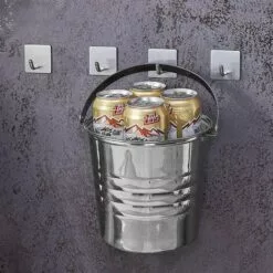 CHANCEY 4 Pieces Crochets Adhésif Crochet Mural Acier Inoxydable Porte Serviettes Pour Cuisine Salle De Anti-rouille Et étanche Porte Serviette Avec Adhésif, Famille Cuisine De Salle De Bain,Bureau,SEMAket -Treuil, cric, palan et accessoires Soldes Boutique 63808123 4