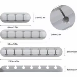 LYCXAMES Support De Cable Serre-cables Gestion Des Cables, Paquet De 3 Pinces Pour Cables Gestion Des Cables Organisateur De Cables Gestion Des Cables Polyvalente-B -Treuil, cric, palan et accessoires Soldes Boutique 63814272 3