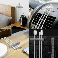 LYCXAMES Support De Cable Serre-cables Gestion Des Cables, Paquet De 3 Pinces Pour Cables Gestion Des Cables Organisateur De Cables Gestion Des Cables Polyvalente-B -Treuil, cric, palan et accessoires Soldes Boutique 63814272 4