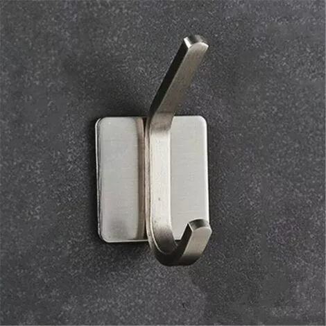 SINCèREETALI Crochet Mural Auto Adhésif Home Crochets De Cuisine Porte Mural Porte-Serviette Porte-vêtements Robe Vêtements Crochets En Acier Inoxydable Salle De Bain D'adhésif Adhésif 3 SINCèREETALI Crochet Mural Auto Adhésif Home Crochets De Cuisine Porte Mural Porte-Serviette Porte-vêtements Robe Vêtements Crochets En Acier Inoxydable Salle De Bain D'adhésif Adhésif – Image 3