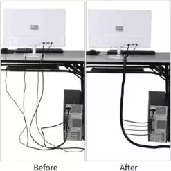 BENOBBY KIDS Cache Cable, 2m Gaine Souple Electrique Cable Management Pour Ranger Ou Cacher Les TV PC Câbles, Gestion Des Câbles Pour Maison Et Bureau, 2m - ∅22mm, Noir 9 BENOBBY KIDS Cache Cable, 2m Gaine Souple Electrique Cable Management Pour Ranger Ou Cacher Les TV PC Câbles, Gestion Des Câbles Pour Maison Et Bureau, 2m - ∅22mm, Noir -Treuil, cric, palan et accessoires Soldes Boutique 63938956 5