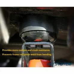 AOUGO Coussinet De Cric Universel, Bloc De Support De Protection De Soudure De Pincement De Rail De Cadre Antidérapant En Caoutchouc Fendu Pour Cric De Voiture (lot De 2) -Treuil, cric, palan et accessoires Soldes Boutique 63967240 5