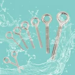 GALOZZOIT M6 304 Anneau En Acier Inoxydable Longue Vis Tige Filetée Boulon à Anneau 10PCS 7 GALOZZOIT M6 304 Anneau En Acier Inoxydable Longue Vis Tige Filetée Boulon à Anneau 10PCS -Treuil, cric, palan et accessoires Soldes Boutique 64079161 3