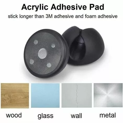 NAXUNNN Lot De 6 Clips Câble Durable, Range-câbles Et Serre-câbles, Self-adhésif, Organiseur Et Rangement De Bureau 2 NAXUNNN Lot De 6 Clips Câble Durable, Range-câbles Et Serre-câbles, Self-adhésif, Organiseur Et Rangement De Bureau – Image 2