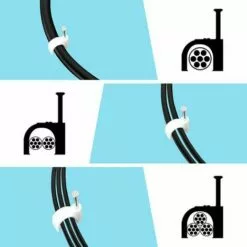 NAXUNNN Lot De 300 Clips Muraux En Acier Pour Câbles - Différentes Spécifications - Solides - Durables - Blancs - Rondes - 400 De 6 Mm - Gestion Des Câbles 9 NAXUNNN Lot De 300 Clips Muraux En Acier Pour Câbles - Différentes Spécifications - Solides - Durables - Blancs - Rondes - 400 De 6 Mm - Gestion Des Câbles -Treuil, cric, palan et accessoires Soldes Boutique 64122331 5