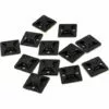 ARC-EN-CIéL 100 Pièces Embases Adhesive Pour Attache De Cable, 20mm X 20 Mm, Noir, Serre-Câbles Auto Adhésif, Support De Serre Câble Plastique, Embase Pour Collier De Serrage,-Arcenciél