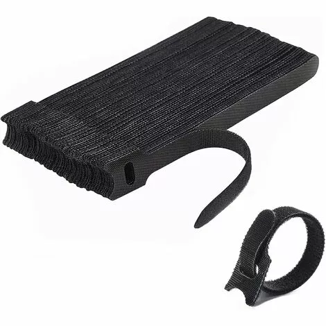 SLI-RES Attache Cable, Sangles Sangles Câble, Réutilisables Serre Cable, Organisateur Rangement Cable, Pour Attacher Les Câbles, Gaines, Fils PC, Fils Électriques Etc 12*145mm (Noir) 100 Pcs,Lilaris 1 SLI-RES Attache Cable, Sangles Sangles Câble, Réutilisables Serre Cable, Organisateur Rangement Cable, Pour Attacher Les Câbles, Gaines, Fils PC, Fils Électriques Etc 12*145mm (Noir) 100 Pcs,Lilaris