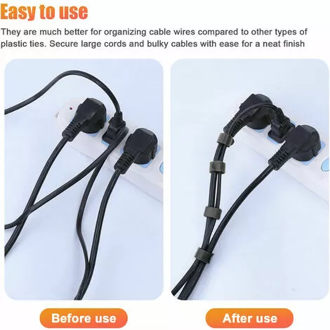 SLI-RES Attache Cable, Sangles Sangles Câble, Réutilisables Serre Cable, Organisateur Rangement Cable, Pour Attacher Les Câbles, Gaines, Fils PC, Fils Électriques Etc 12*145mm (Noir) 100 Pcs,Lilaris 4 SLI-RES Attache Cable, Sangles Sangles Câble, Réutilisables Serre Cable, Organisateur Rangement Cable, Pour Attacher Les Câbles, Gaines, Fils PC, Fils Électriques Etc 12*145mm (Noir) 100 Pcs,Lilaris – Image 4