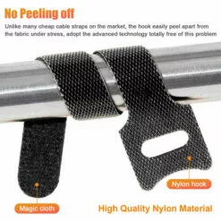 SLI-RES Attache Cable, Sangles Sangles Câble, Réutilisables Serre Cable, Organisateur Rangement Cable, Pour Attacher Les Câbles, Gaines, Fils PC, Fils Électriques Etc 12*145mm (Noir) 100 Pcs,Lilaris 9 SLI-RES Attache Cable, Sangles Sangles Câble, Réutilisables Serre Cable, Organisateur Rangement Cable, Pour Attacher Les Câbles, Gaines, Fils PC, Fils Électriques Etc 12*145mm (Noir) 100 Pcs,Lilaris -Treuil, cric, palan et accessoires Soldes Boutique 64177141 5