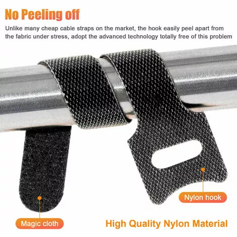 SLI-RES Attache Cable, Sangles Sangles Câble, Réutilisables Serre Cable, Organisateur Rangement Cable, Pour Attacher Les Câbles, Gaines, Fils PC, Fils Électriques Etc 12*145mm (Noir) 100 Pcs,Lilaris 5 SLI-RES Attache Cable, Sangles Sangles Câble, Réutilisables Serre Cable, Organisateur Rangement Cable, Pour Attacher Les Câbles, Gaines, Fils PC, Fils Électriques Etc 12*145mm (Noir) 100 Pcs,Lilaris – Image 5