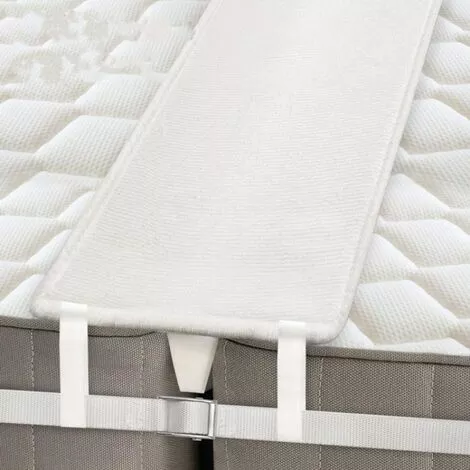 HEGUYEY Pont De Lit De 20 Cm - Connecteur De Matelas Pour Faire Des Lits Jumeaux Dans King - Cale Matelas Avec Sangle Matela Pour Les Invités Séjour 1 HEGUYEY Pont De Lit De 20 Cm - Connecteur De Matelas Pour Faire Des Lits Jumeaux Dans King - Cale Matelas Avec Sangle Matela Pour Les Invités Séjour