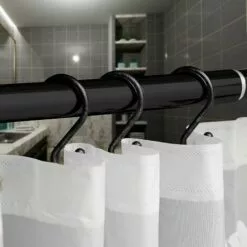 LTS FAFA Crochets De Rideau De Douche En Métal, Crochets En Forme De S Résistants à La Rouille Pour Rideaux De Douche, Ustensiles De Cuisine, Vêtements, Serviettes -Treuil, cric, palan et accessoires Soldes Boutique 64495315 3