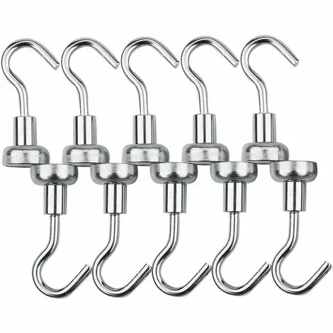 LLOVE Crochet Magnétique, 10 Pièces/ensemble Crochet De Suspension Pratique Robuste Crochets Magnétiques Puissants à L'intérieur 1 LLOVE Crochet Magnétique, 10 Pièces/ensemble Crochet De Suspension Pratique Robuste Crochets Magnétiques Puissants à L'intérieur