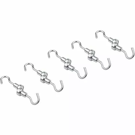 LLOVE Crochet Magnétique, 10 Pièces/ensemble Crochet De Suspension Pratique Robuste Crochets Magnétiques Puissants à L'intérieur 4 LLOVE Crochet Magnétique, 10 Pièces/ensemble Crochet De Suspension Pratique Robuste Crochets Magnétiques Puissants à L'intérieur – Image 4