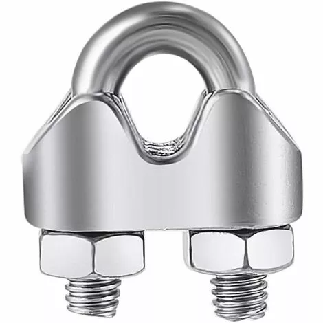 LLOVE 12 Pièces Serre Cable Inox 3 Mm Galvanisé Pince à Câble Métallique Pince à Corde En Forme D'arc Câble Métallique Clips Inox Pince En Forme D'arc Serre Cable Acier Pour Fixer Les Câbles Et Les Cordes 1 LLOVE 12 Pièces Serre Cable Inox 3 Mm Galvanisé Pince à Câble Métallique Pince à Corde En Forme D'arc Câble Métallique Clips Inox Pince En Forme D'arc Serre Cable Acier Pour Fixer Les Câbles Et Les Cordes