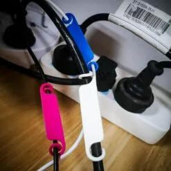 MèREÉTERNEL 50 étiquettes Identification De Câble, étiquettes De Câbles Multicolores, étiquettes Pour Fils De Marquage, Système De Marquage, Gestion Des Câbles Ternel -Treuil, cric, palan et accessoires Soldes Boutique 65032101 4