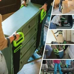 GrooFoo Sangles De Transport Ajustable, Sangle De Levage, Transport Belt Heavy Duty Carrying Belt Furniture Transport Belt, Pour Les Meubles, Boîtes, Matelas, Construction GrooFoo -Treuil, cric, palan et accessoires Soldes Boutique 65273437 5