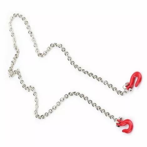 YD Accessoires De Crochets De Remorquage De Remorque RC En Métal Avec Chane Pour Voiture D'escalade Sur Chenilles SCX10 D90 1:10 RC 1 YD Accessoires De Crochets De Remorquage De Remorque RC En Métal Avec Chane Pour Voiture D'escalade Sur Chenilles SCX10 D90 1:10 RC