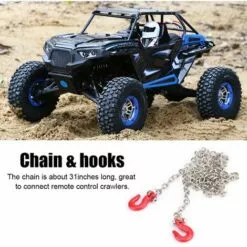 YD Accessoires De Crochets De Remorquage De Remorque RC En Métal Avec Chane Pour Voiture D'escalade Sur Chenilles SCX10 D90 1:10 RC 7 YD Accessoires De Crochets De Remorquage De Remorque RC En Métal Avec Chane Pour Voiture D'escalade Sur Chenilles SCX10 D90 1:10 RC -Treuil, cric, palan et accessoires Soldes Boutique 65298003 3