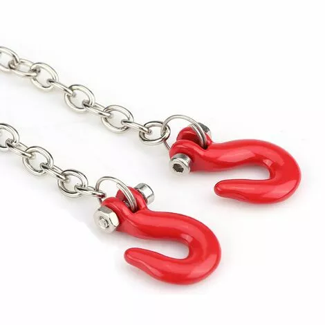 YD Accessoires De Crochets De Remorquage De Remorque RC En Métal Avec Chane Pour Voiture D'escalade Sur Chenilles SCX10 D90 1:10 RC 4 YD Accessoires De Crochets De Remorquage De Remorque RC En Métal Avec Chane Pour Voiture D'escalade Sur Chenilles SCX10 D90 1:10 RC – Image 4