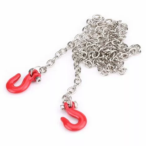 YD Accessoires De Crochets De Remorquage De Remorque RC En Métal Avec Chane Pour Voiture D'escalade Sur Chenilles SCX10 D90 1:10 RC 5 YD Accessoires De Crochets De Remorquage De Remorque RC En Métal Avec Chane Pour Voiture D'escalade Sur Chenilles SCX10 D90 1:10 RC – Image 5