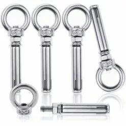 BDD 5 Pcs M6 Vis D'expansion Boulon à œil Avec Anneau De Levage Oeil De Boulon D'expansion Boulons D'expansion En Acier Inoxydable 304 -Treuil, cric, palan et accessoires Soldes Boutique 65377475 4