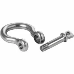 OSQI 10PCS 304 Acier Inoxydable M4 D Anneau Vis Manilles Avec Broches Arc Manille Vis Pin Matériel Gréement Arc Manille Chape Manilles Robustes Pour Ancre, Camping Et Randonnée -Treuil, cric, palan et accessoires Soldes Boutique 65506862 4